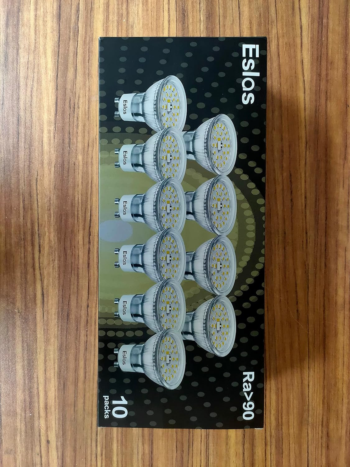 Gu10 LED Bianco Freddo CRI>90, 5W 550Lm, 6000K, Sostituzione Lampadina Alogena 50W, Angolo Di Emissione 120 Gradi, Lampada a Riflettore GU10 LED, Non-Dimmerabile, 10 Pezzi