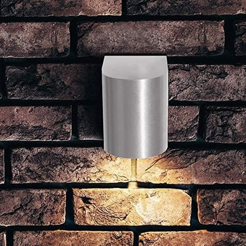 4W Downlight LED Apparecchio per Esterni | Apparecchio Da Parete in Alluminio New York 1-Fold | IP54 Incl. Lampadina | Apparecchio Da Parete in Bianco Caldo per Interni Ed Esterni