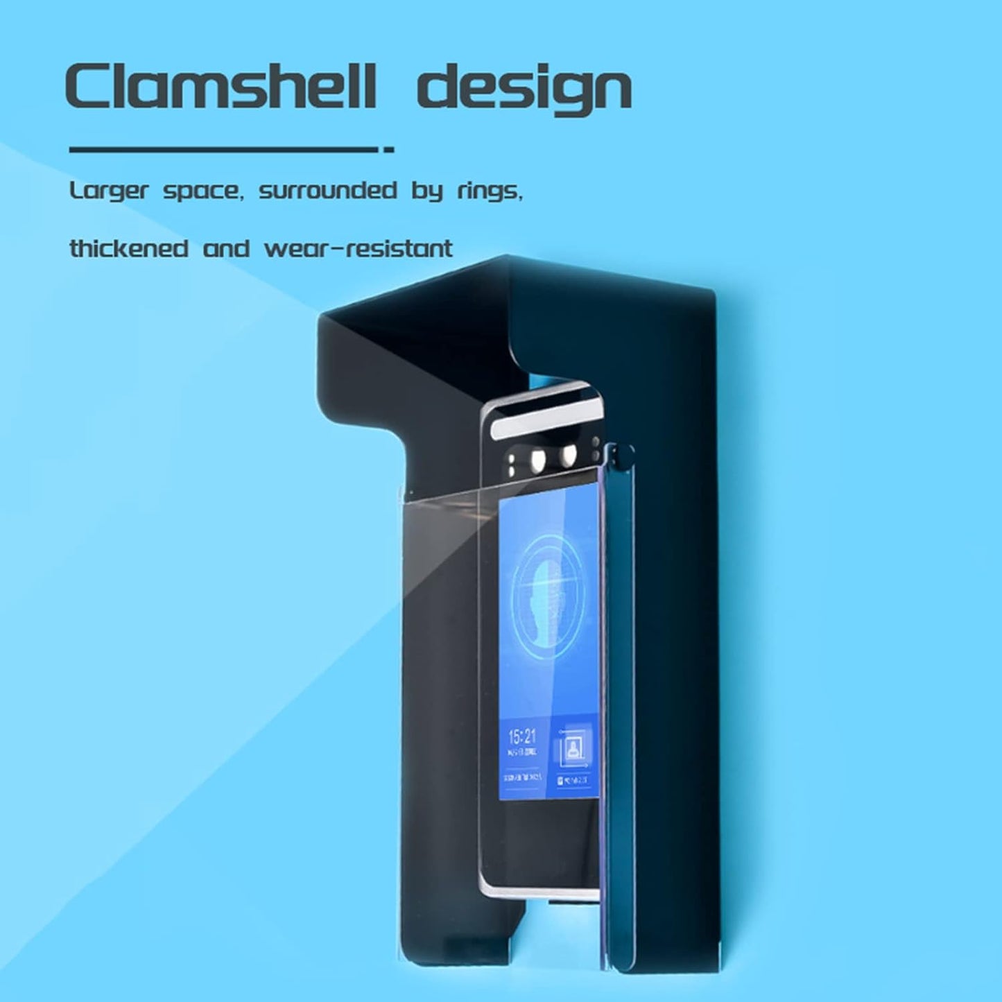 Copri Citofono Campanello Da Esterno, Copertura Antipioggia per Campanello in Metallo Impermeabile per Fotocamera, Pulsante E Campanello Della Porta