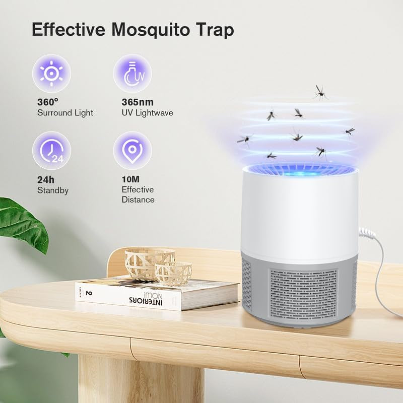 Insetticida Elettrica, USB Elettrica, Trappola per Mosche, Zanzare, Lampada per Zanzare, Lampada Con Luce, per Interni Ed Esterni