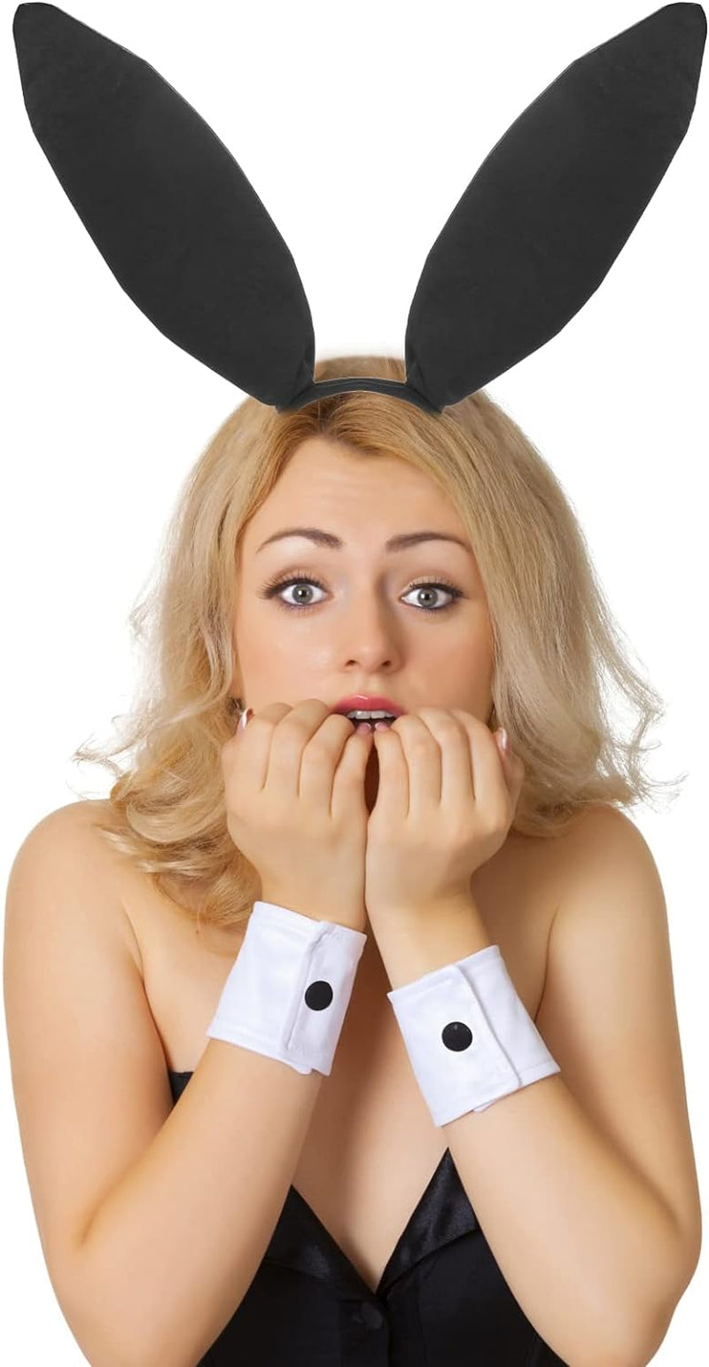Il Set Di Accessori per Coniglietti Include Orecchie Da Coniglio Polsini Finti Sul Collo Coda Di Coniglio per Feste Di Halloween
