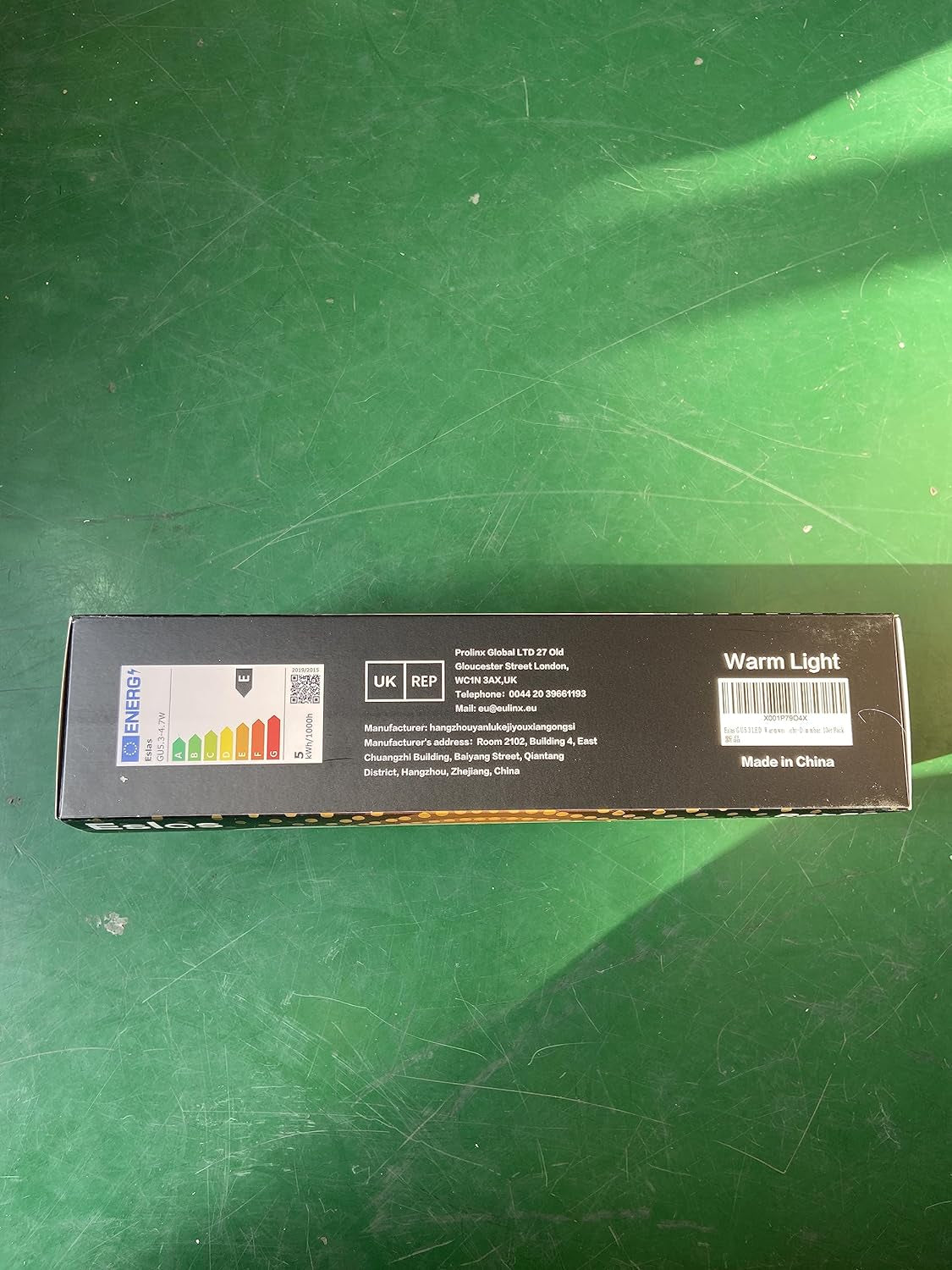 GU5.3 LED Bianco Caldo CRI>90, 2700K MR16 4,7W 520Lm, AC/DC 12V, Sostituisce 50 Watt, Angolo Di Emissione 120°, Non-Dimmerabile, Confezione Da 10 Pz
