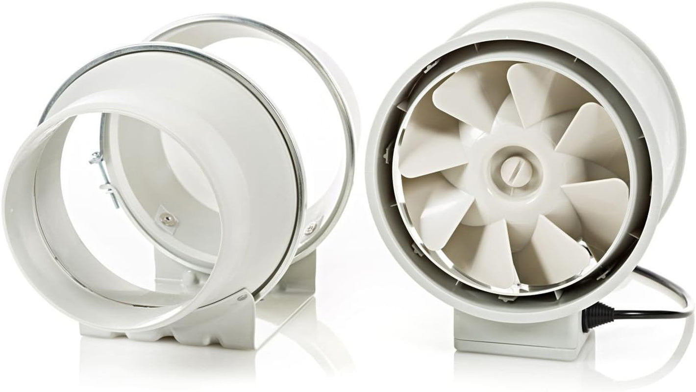 Estrattore in Linea DFA150 Ventilatore Da Condotto 150 Mm / 6'' - Ventilatore Industriale a Basso Consumo Energetico