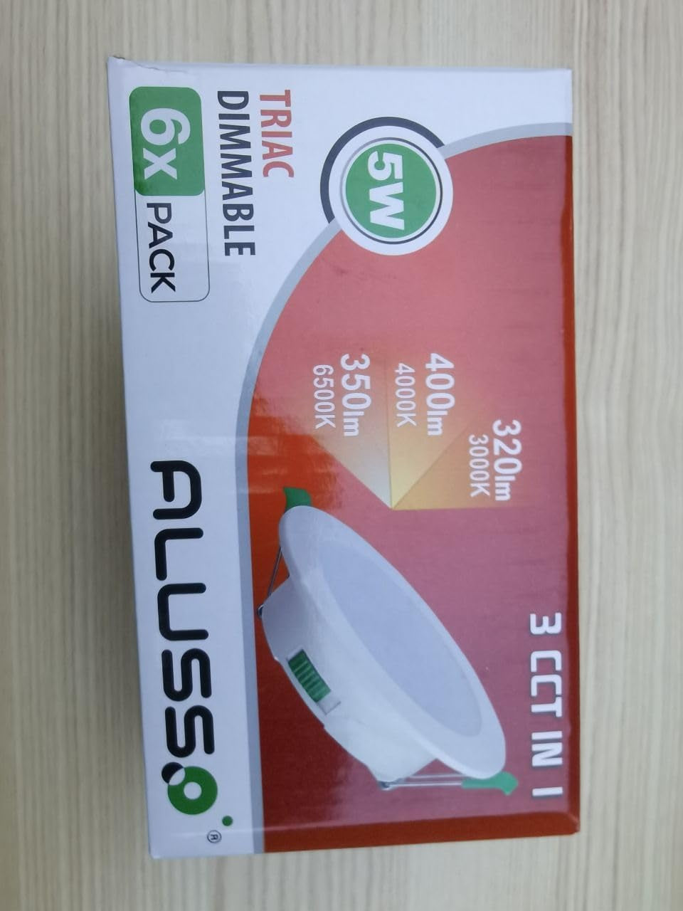 Faretti LED Da Incasso per Cartongesso, 5W 350LM Luci Da Soffitto Interno, 3CCT 3000K 4000K 6500K, Faretto Led Incasso IP65, Foro Incasso Ø75-85Mm, AC 220-240V, Set Di 6,Bianc