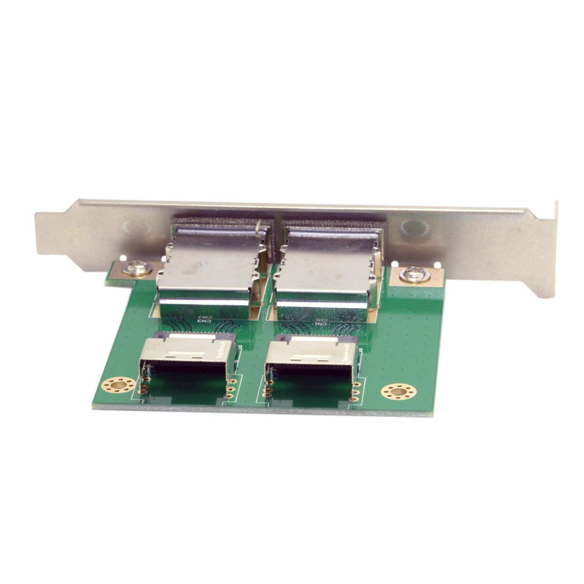 Dual Port Mini SAS SFF-8088 a SAS 36Pin SFF-8087 Adattatore PCBA Femmina Con Staffa PCI