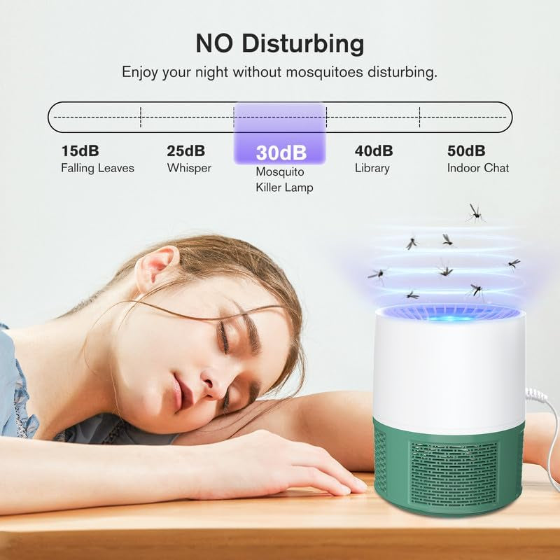 Insetticida Elettrica, USB Elettrica, Trappola per Mosche, Zanzare, Lampada per Zanzare, Lampada Con Luce, per Interni Ed Esterni