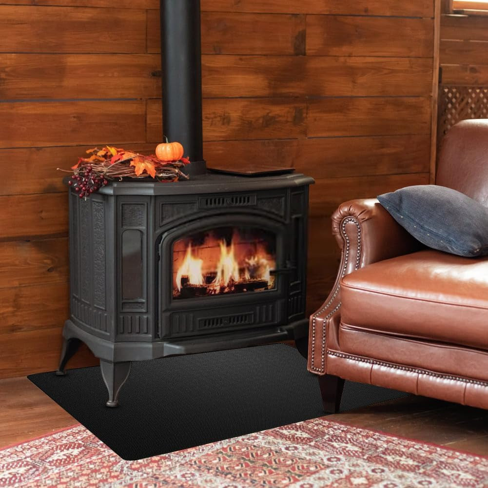 Copertura per Piano Cottura, 53 X 75 Cm, Ignifuga E Impermeabile, Copertura per Piani Cottura in Ceramica, Copertura per Fornelli Elettrici, Piastra in Vetro, Copertura per Fornelli – Nero