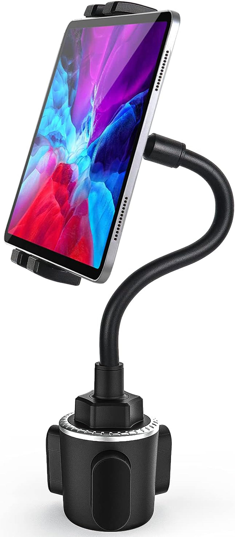 Collo Oca Supporto Tablet Auto Portabicchieri, Universale Porta Tablet Tazza Da Camion, Tapis Roulant, Bici Spinning, per Ipad Pro 12.9 Air Mini, Galaxy Tabs, Iphone 4-13" Cellulare E Tablet