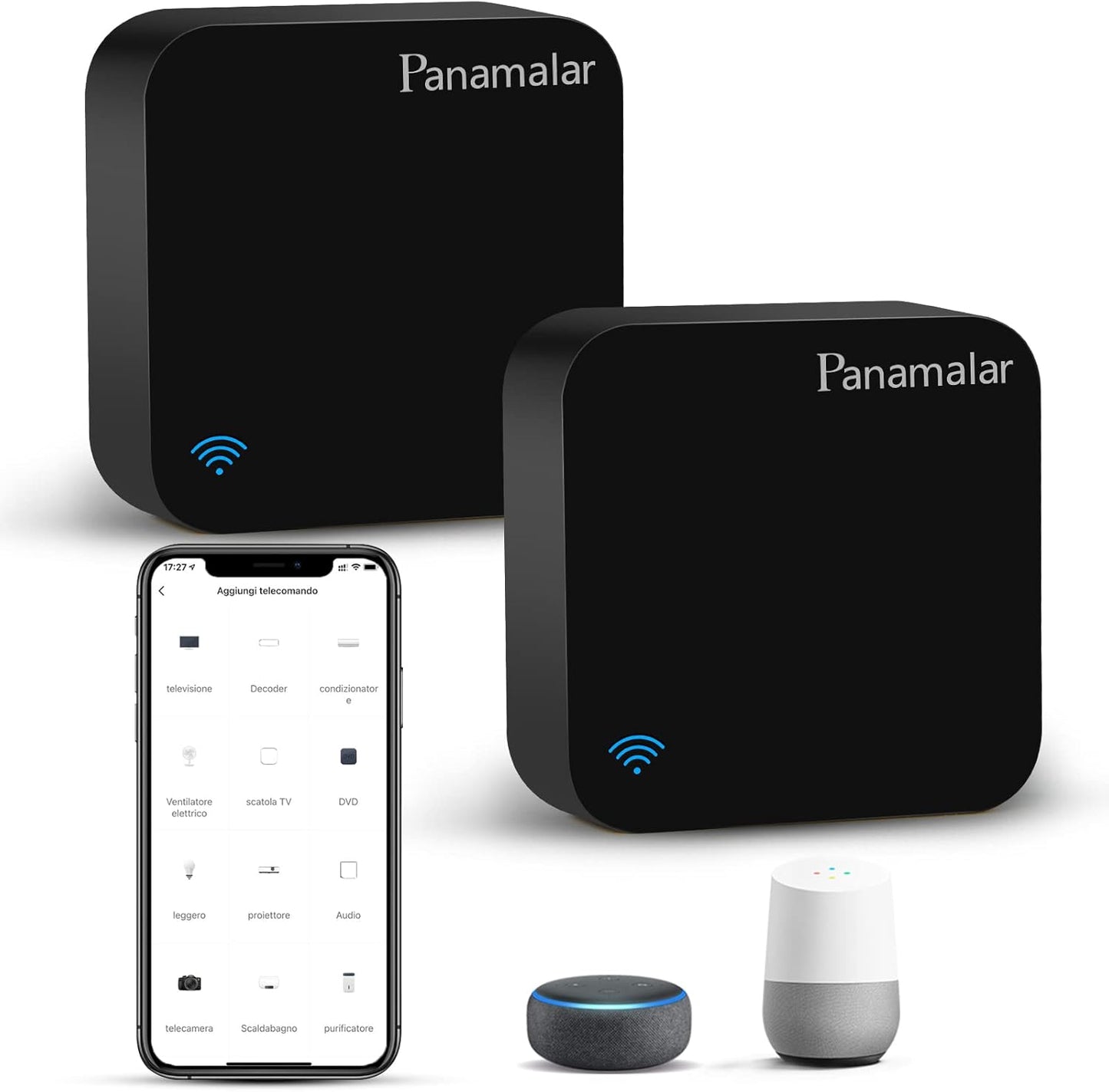 Telecomando IR Smart, Smart Home Automation, Wireless Wifi Controllo IR Universale Hub Compatibile Con ALEXA (2 Pack)
