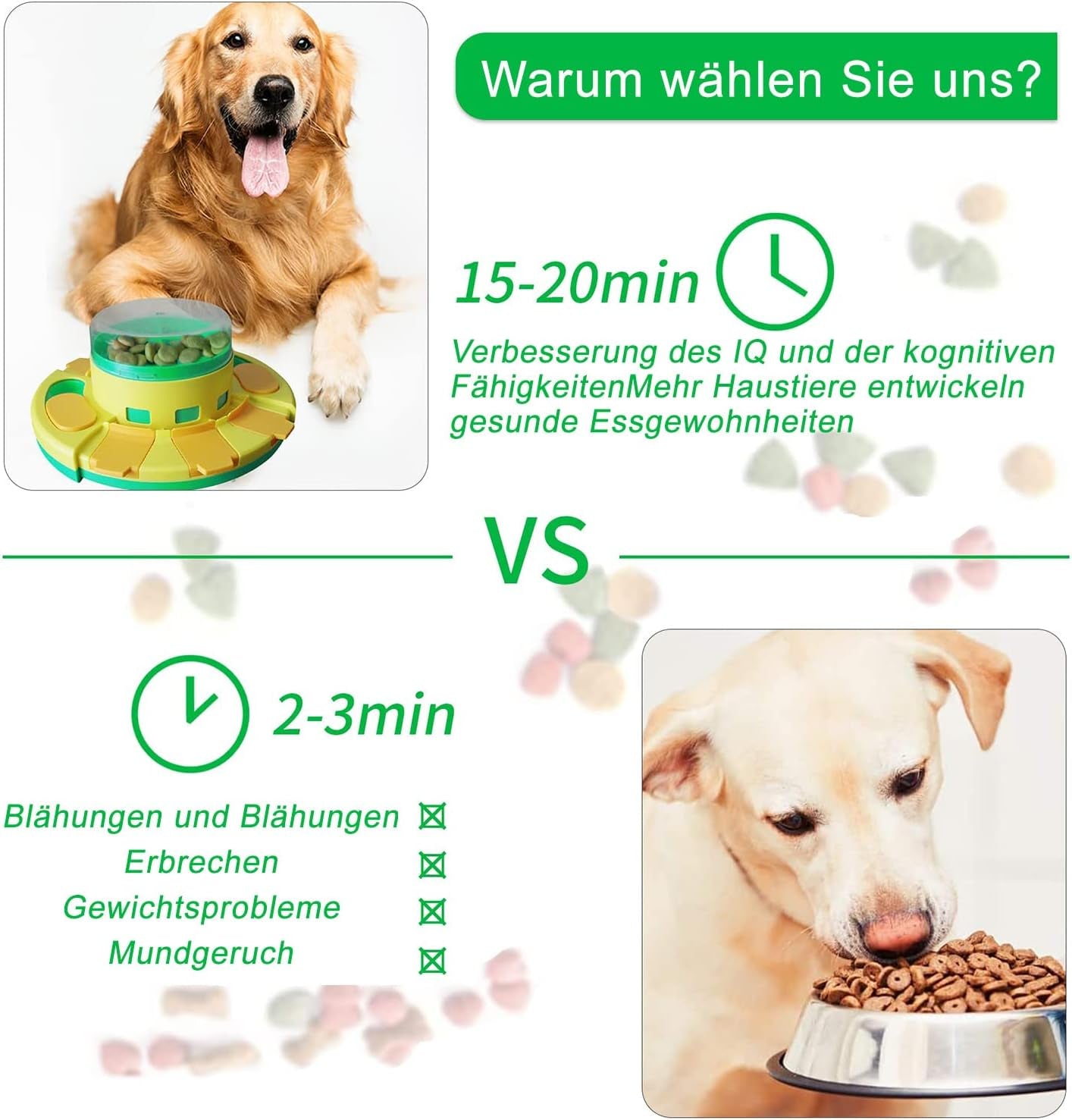 Giocattolo Interattivo per Cani, Intelligent Dog Toys, Dog Feeding Bowls, Educational Feeders, Slow Feeding Bowls for Dogs