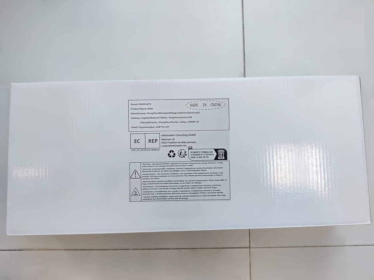 Inserto per Bidet per WC, Non Elettrico, Sottile Bottone Automatico, Bidet, Doppio Ugello Autopulente Retrattile (Protezione Da Intasamento) E Manopola per La Regolazione Della Pressione