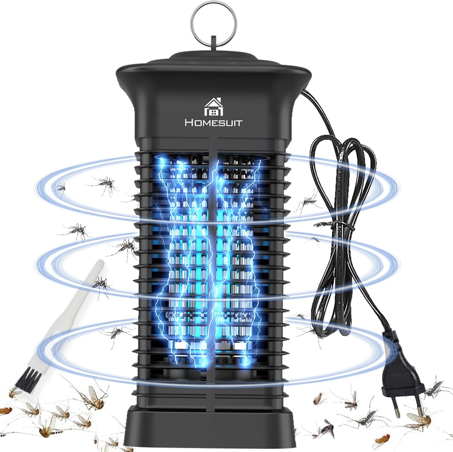 Killer per Insetti Elettrico Con Lampada 15W Trappola per Zanzare Trappola per Insetti Trappola per Mosche Repellente per Zanzare per Interni Lampada per Zanzare per Esterni anti Zanzare