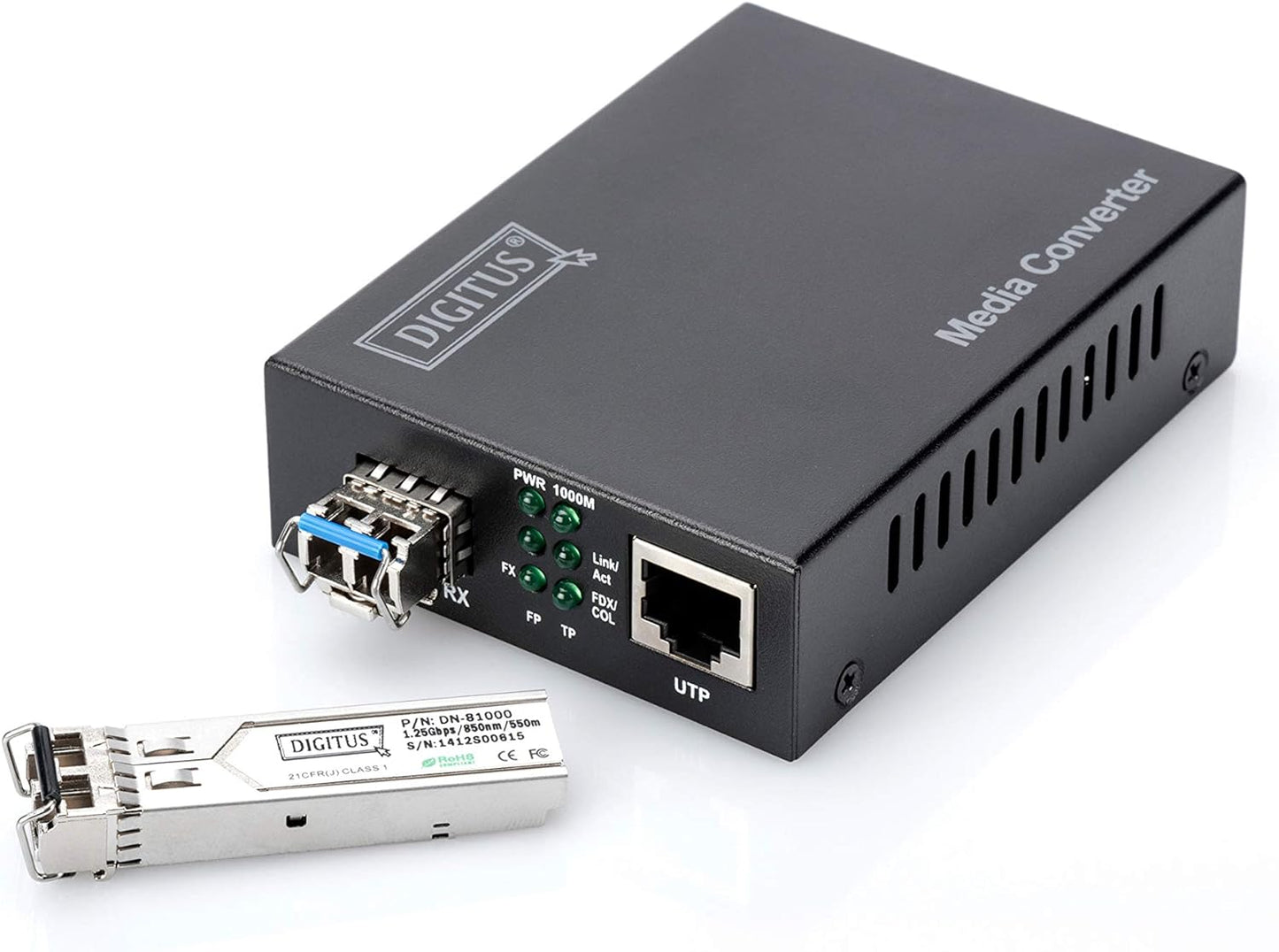 DN81003 Modulo Mini Gbic Singlemode, Lc Simplex 1000Base-Lx, Tx1310Nm/Rx1550Nm