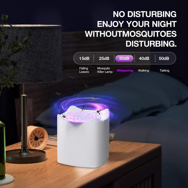 Insetticida Elettrico USB Trappola per Mosche, Zanzare, Lampada per Zanzare, Lampada per Zanzare, Lampada a Zanzara, Lampada Leggera, Trappola per Mosche Di Frutta, Cucina, Interni Ed Esterni