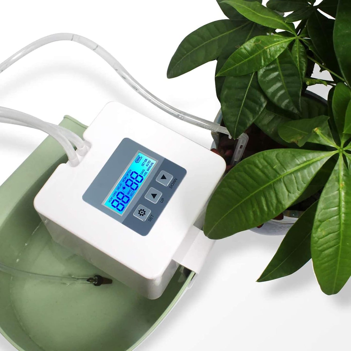Irrigazione Automatica Vasi, Impianto Di Irrigazione Balcone Terrazzo, Sistema Di Irrigazione Automatica, Usb/Alimentazione a Batteria, Ideale per Le Vacanze