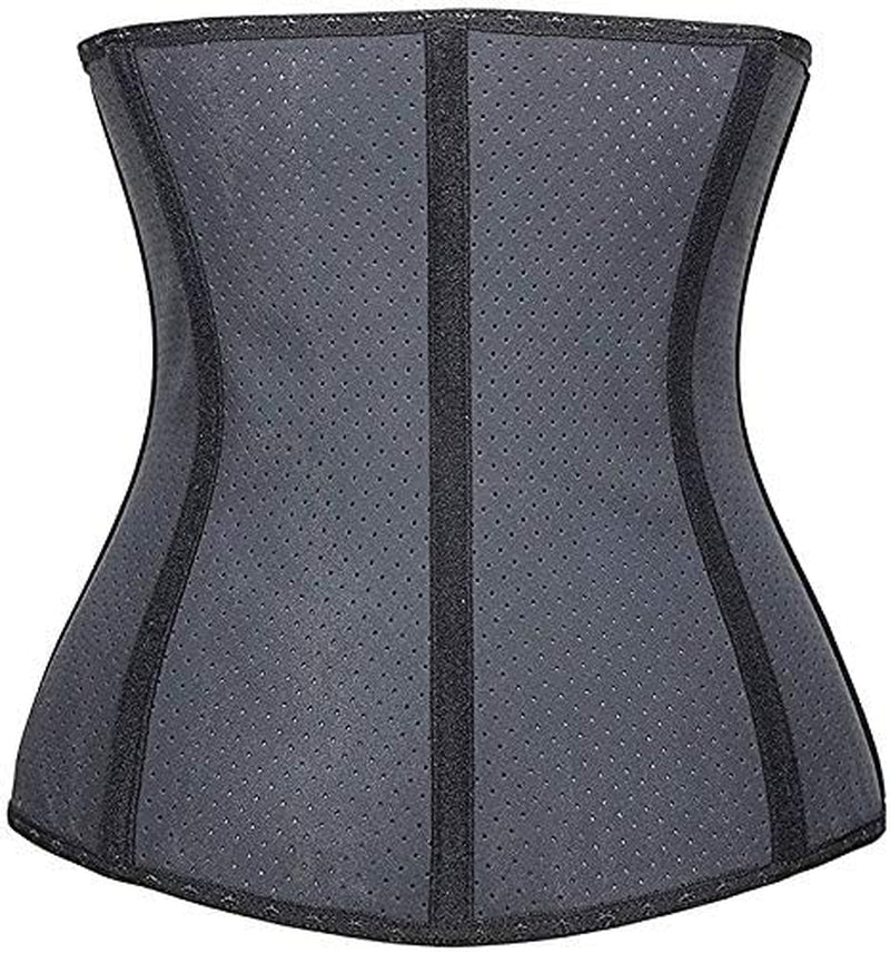 Corsetto Latice Elastico Waist Trainer Bustino Shaper Perdita Di Peso Nero