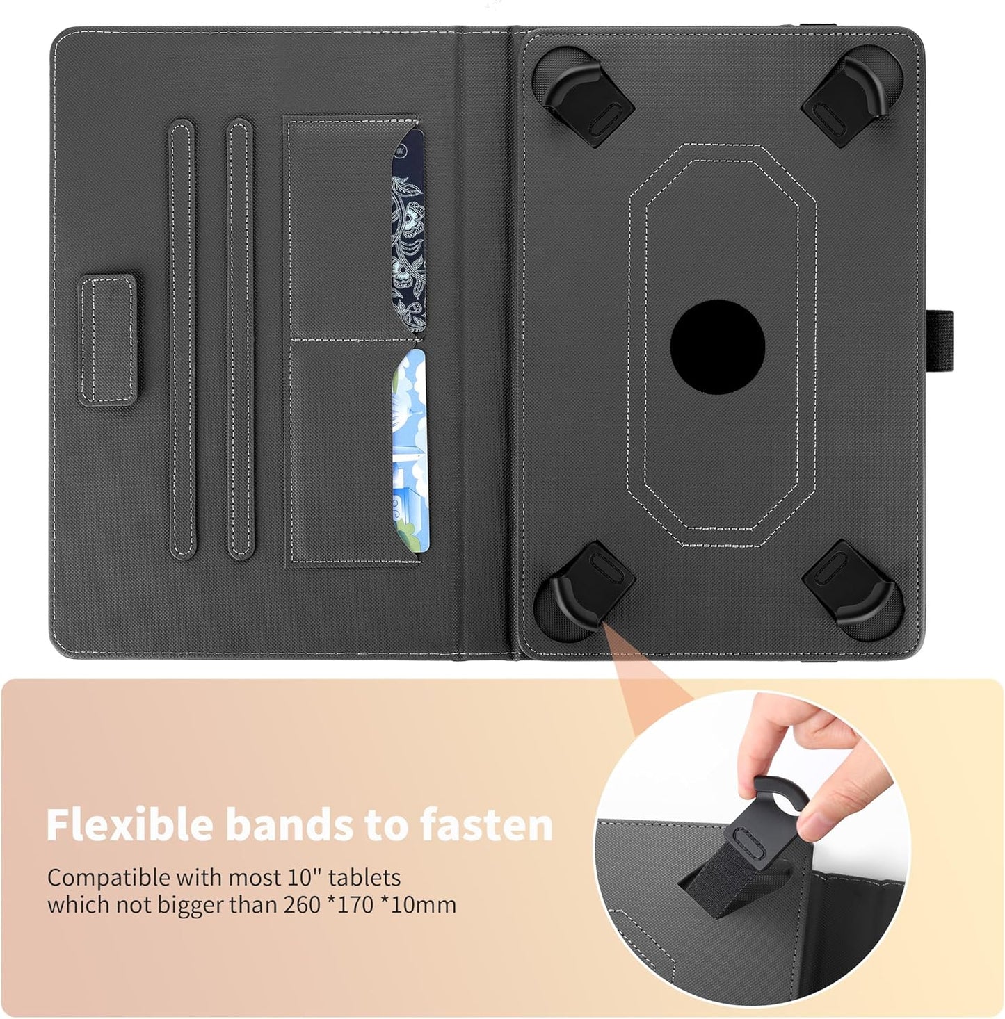 Custodia Cover Con Honor Pad X8A/Lenovo Tab M11 / Blackview Tab 12 Pro/Tab 8/Tab 16/Tab 15 Pro/Tab 7, 360° È per Tablet Da 10-11 Pollici