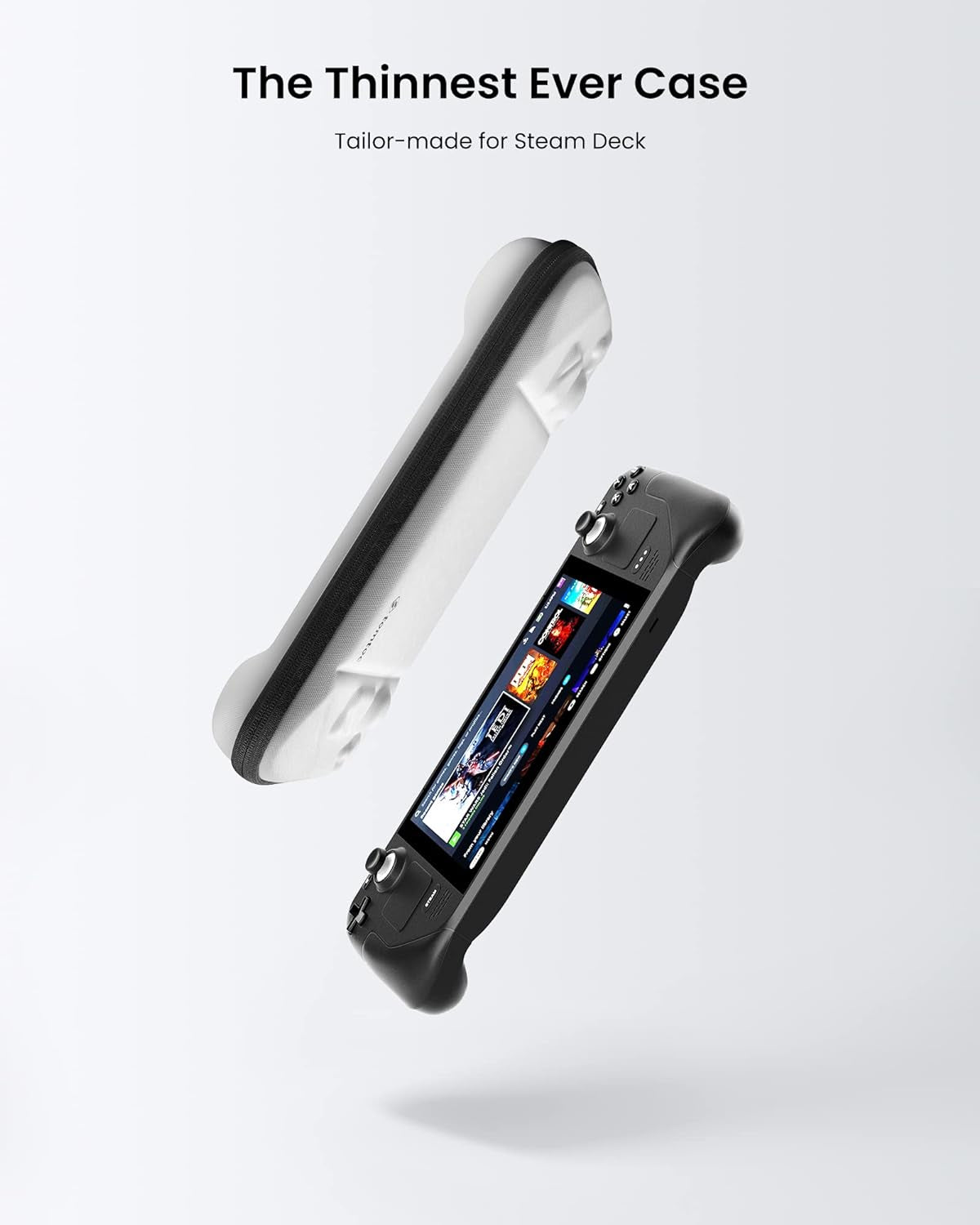 Custodia Compatibile Con Steam Deck/Steam Deck OLED, Custodia a Guscio Rigido in EVA a Protezione Completa per Il Trasporto Console E Accessori Steam Deck/Oled, Antiurto, Adatta Ai Viaggi
