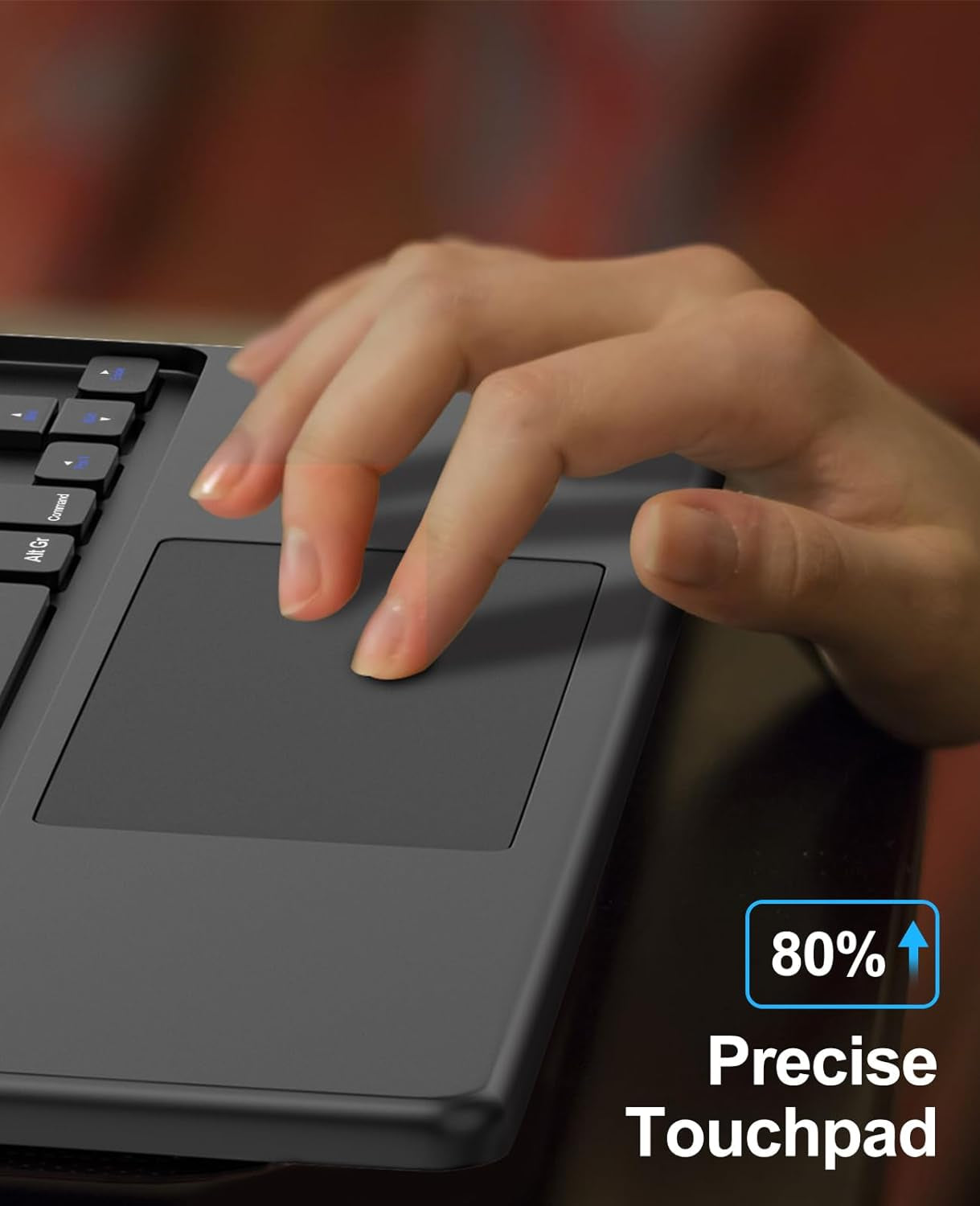 Custodia per Ipad Pro 11 Con Tastiera 2022 – Ipad Air 5 2022 Con Trackpad Tastiera, Tastiera Magnetica Rimovibile, per Ipad Pro 11 4/3/2/1, Ipad Air 5/Air 4 2020, Nero