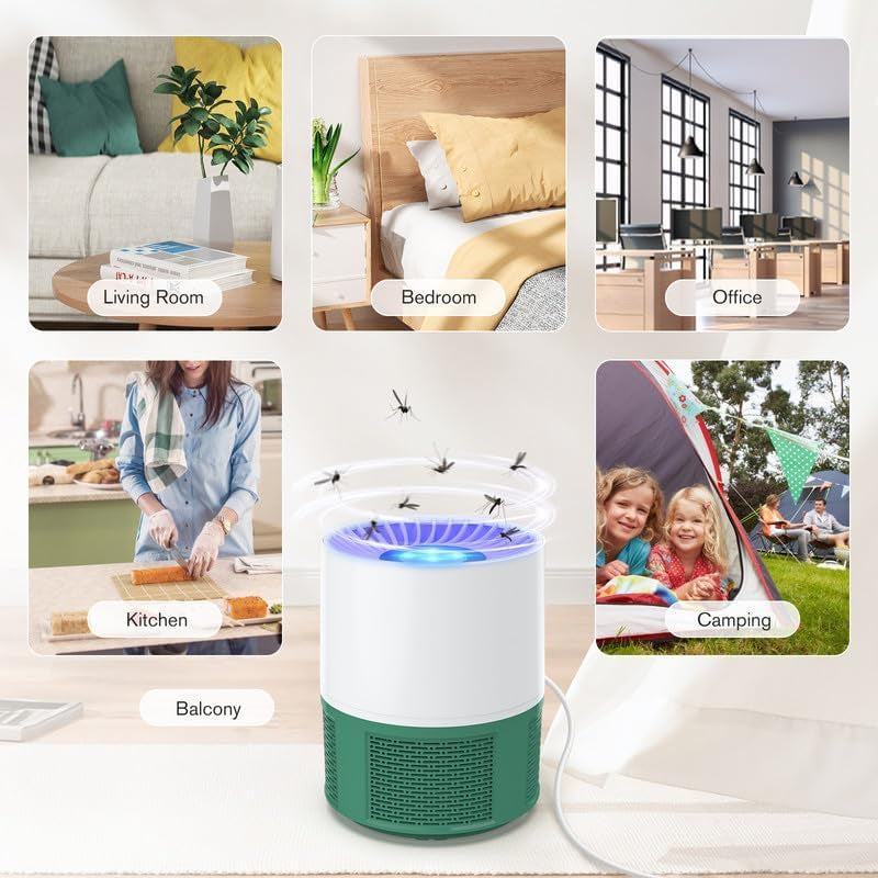 Insetticida Elettrica, USB Elettrica, Trappola per Mosche, Zanzare, Lampada per Zanzare, Lampada Con Luce, per Interni Ed Esterni