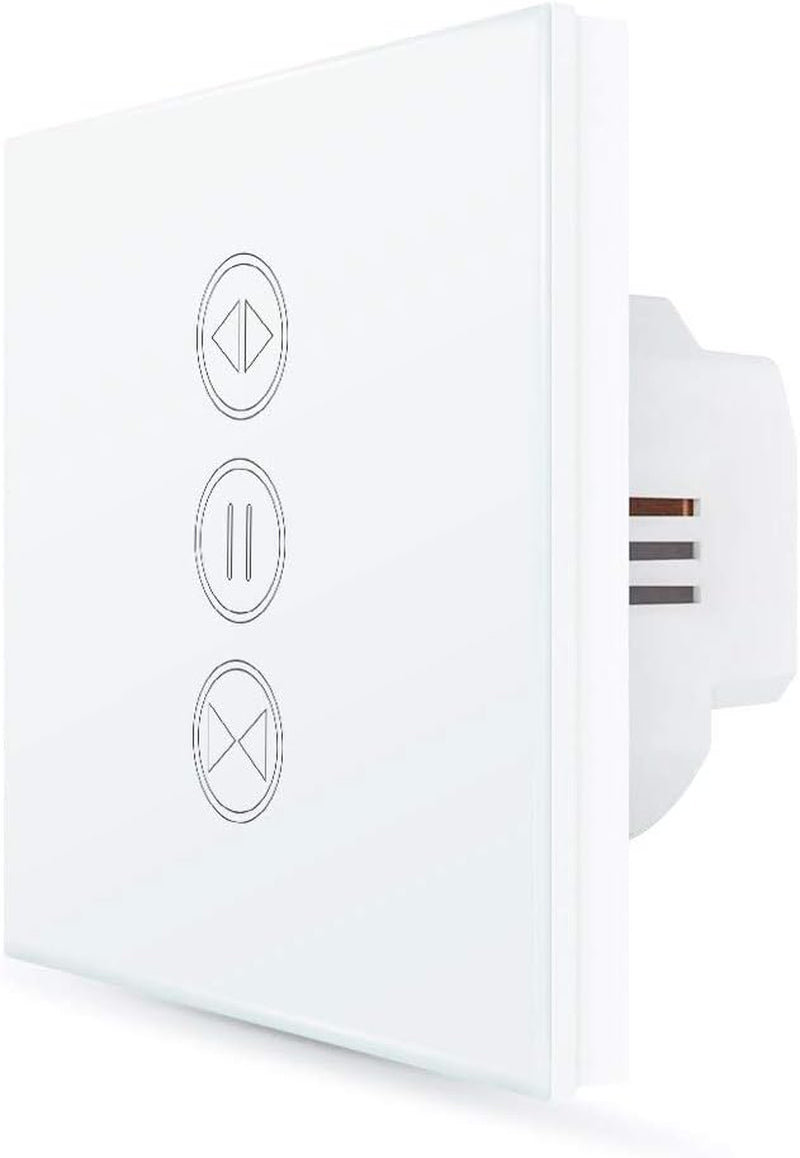 Interruttore Tapparella Collegato, Apertura Regolabile, Interruttore Persiane Tenda Wifi, Compatibile Con Alexa Google Home per Controllo Vocale, Timer Intelligente Motore a Parete