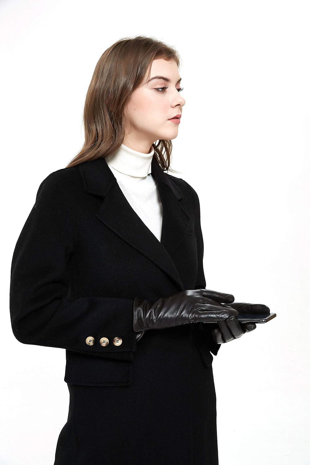 Guanti Da Donna in Pelle Di Cashmere, Leggeri Ed Eleganti, Adatti per L'Uso Quotidiano