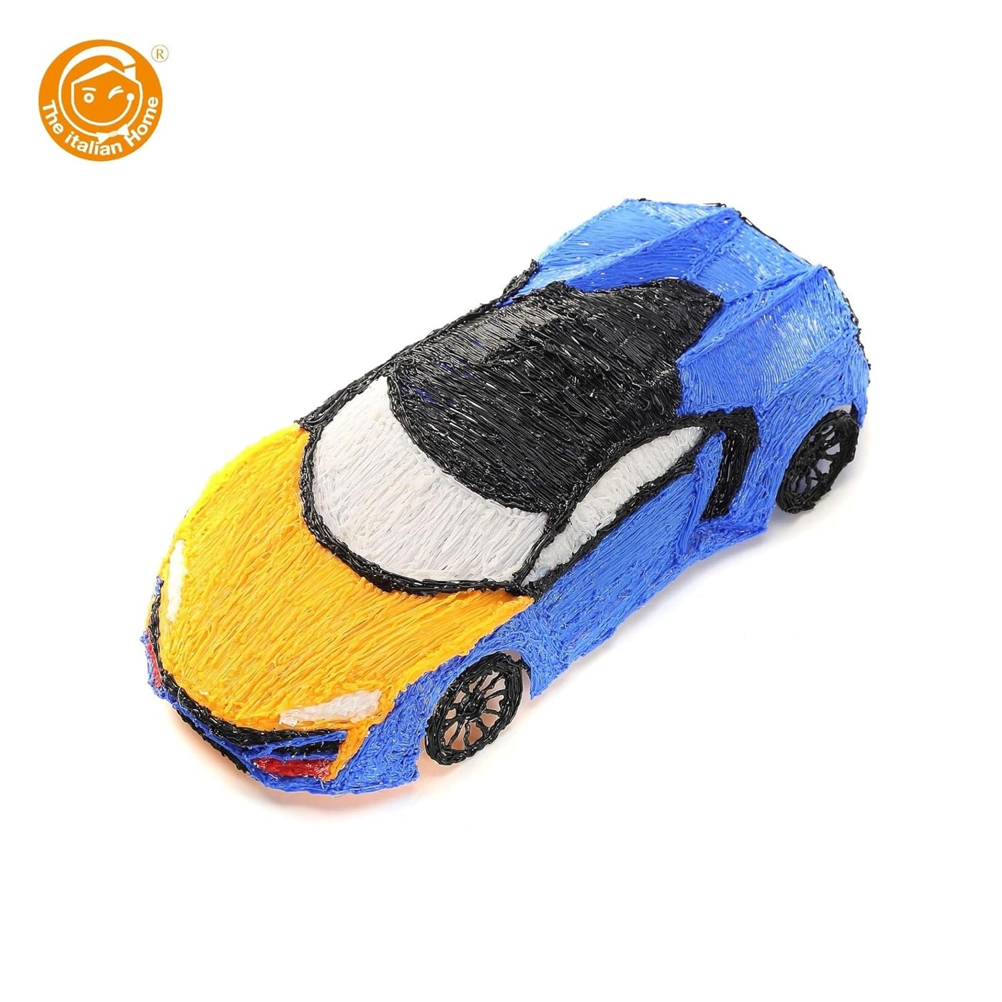 ® Penna 3D + Filamenti PLA 36 Metri (2 Fluoerescenti) + Istruzioni in Italiano E Guida Illustrata in Omaggio - Penna 3D Professionale, Cose Utili, Idee Regalo