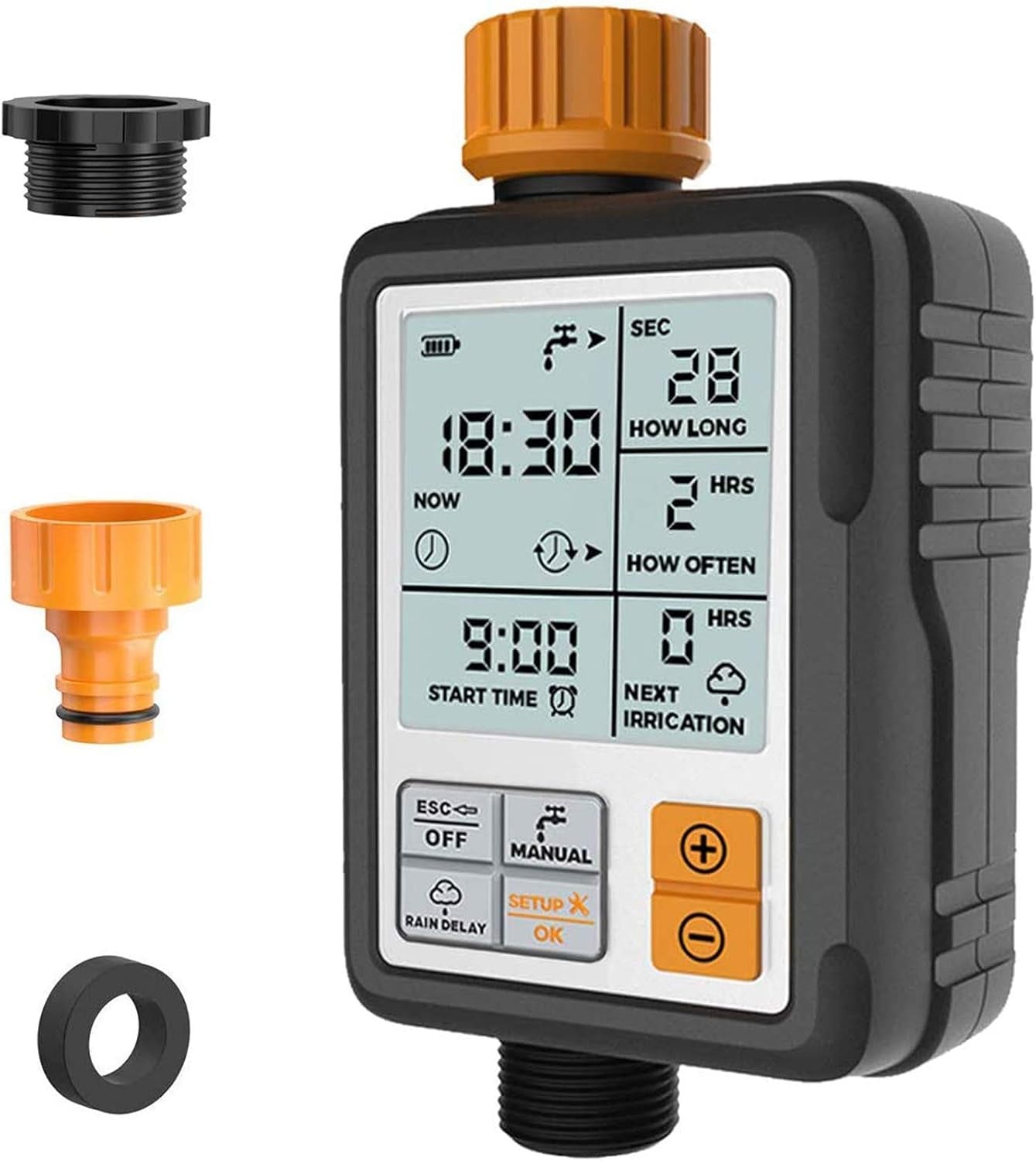 Computer per Irrigazione Centralina Irrigazione Programmazione Di Irrigazione Timer per Irrigazione Temporizzatori per Irrigatori Digitale Programmabile per Giardino Sistema Di Irrigazione