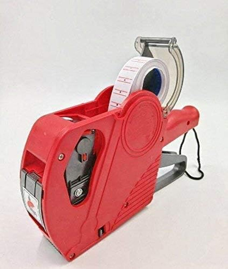 8 Cifre Prezzatrice Etichettatrice Manuale Con 10 Rotoli Etichette (5000 Pz) 2 Rulli Inchiostro