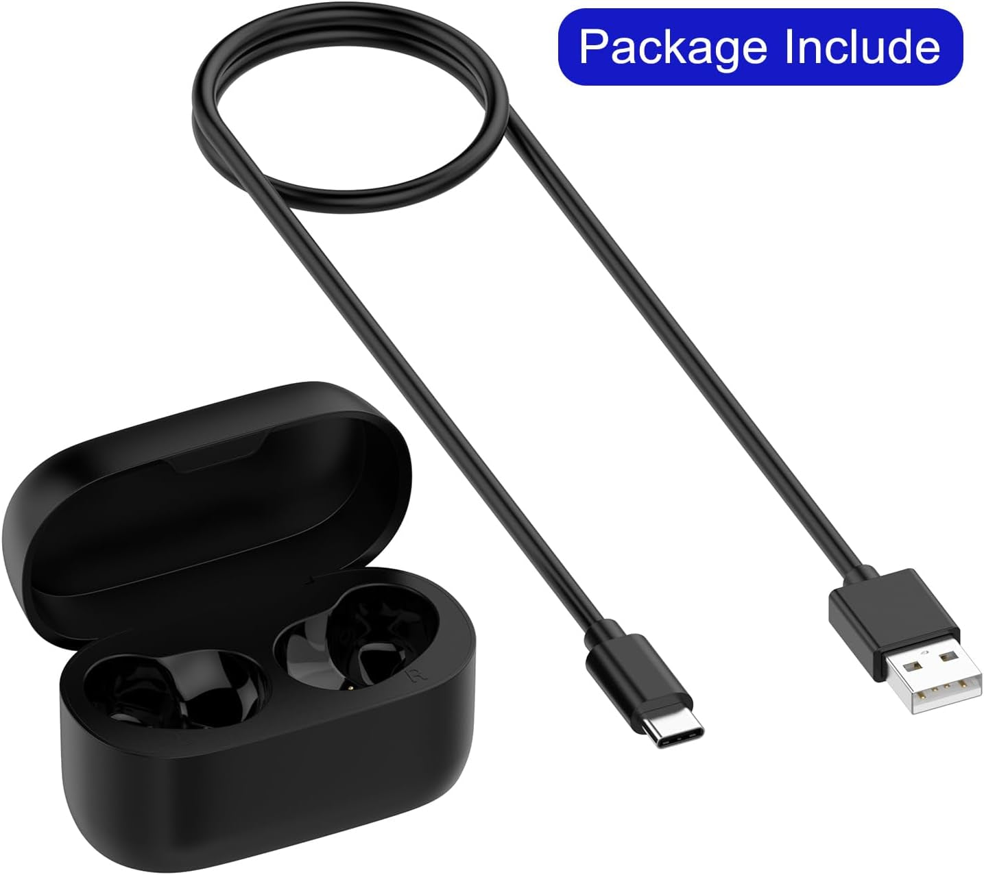 Custodia Di Ricarica Compatibile Con Jabra Elite 75T/Active 75T, Custodia Di Ricambio Compatibile Con Jabra Elite 75T/Active 75T Cuffie