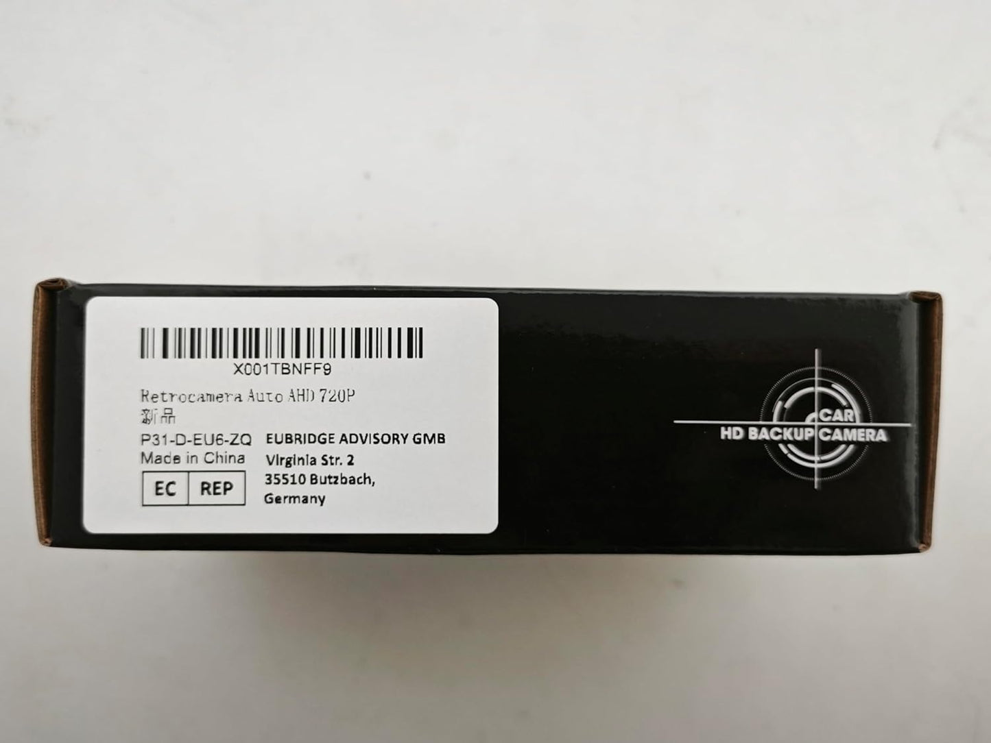 AHD 720P Retrocamera Auto 360° Regolabile Telecamera Auto Retromarcia 170° Grandangolare Visione Notturna IP69K Impermeabile Telecamera Posteriore Auto Supporto 12-24V per Auto/Camper/Suv/Van Assist
