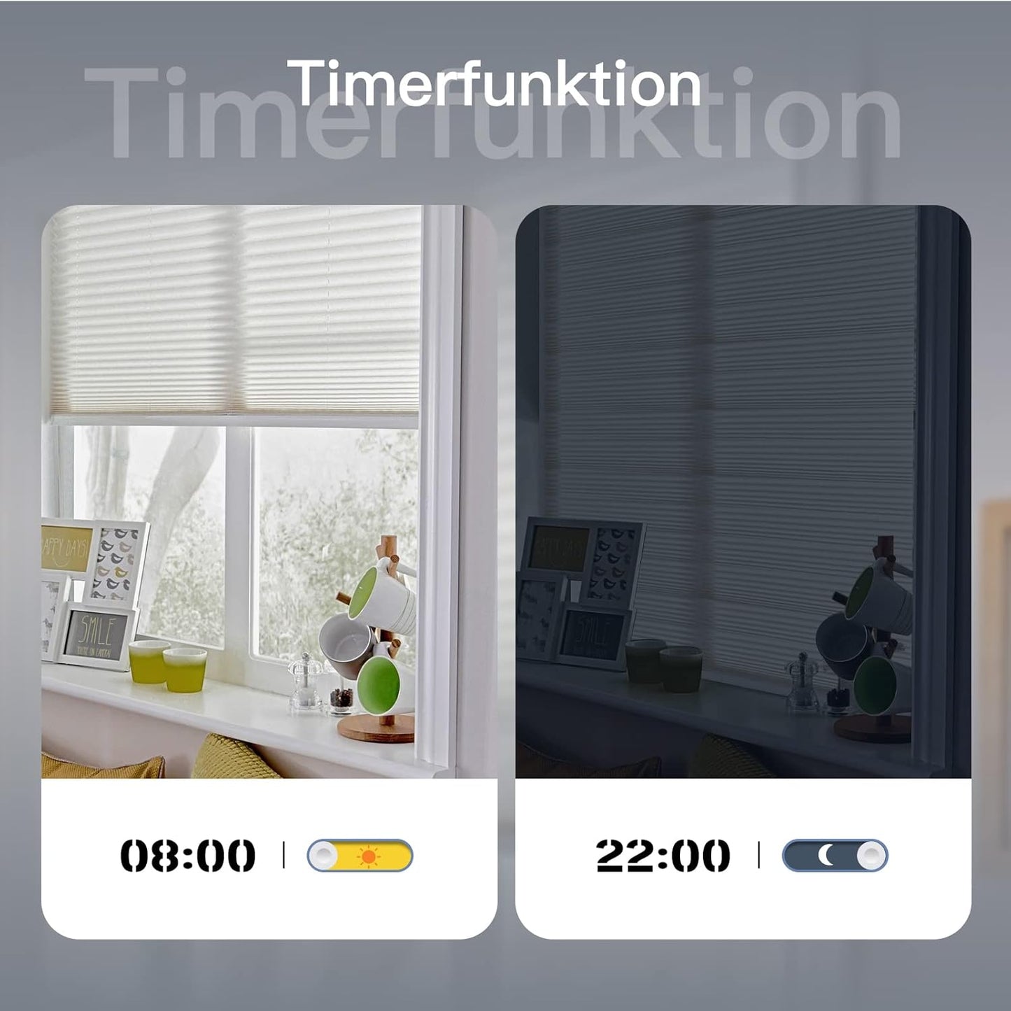 2.5D Wlan Shutter Switch, Alexa Smart Blinds Switch Neutral Wire Required, Wifi Shutter Control Flush Mount, Timer E Voice Control, Compatibile Con Alexa E Google Home