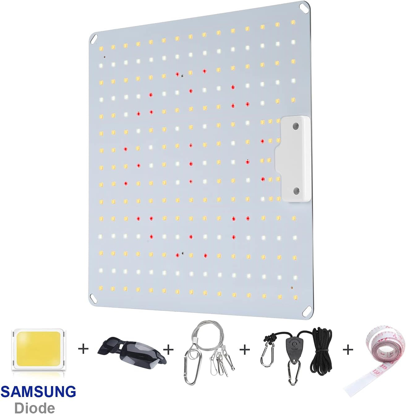 Lampada per Piante, 600W LED Lampada per Piante Con UV E IR, Lampade per Coltivazione Indoor Spettro Completo LED Coltiva Luce Piante Indoor Verdure E Fiori (3000K 5000K 660Nm 730Nm)