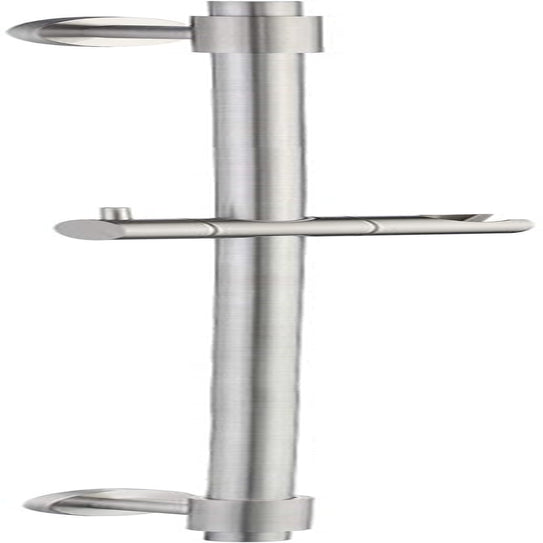 Saliscendi Doccia Acciaio Inox SUS304 100CM, Asta Doccia Saliscendi Asta Doccia Con Supporto Soffione Regolabile, Spazzolato, F209S100-BS