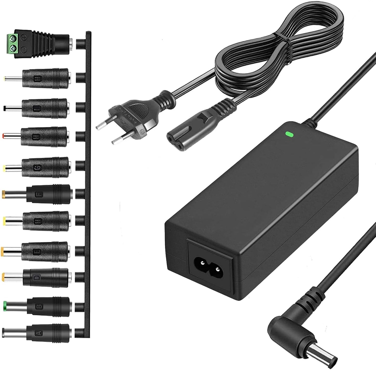 Alimentatore 24V Trasformatore Adattatore Di Alimentazione CA CC 2,5A, Compatibile Con Telecamera CCTV 24Volt 2Amp 1,5A 1A, Stampante, Monitor LCD LED.