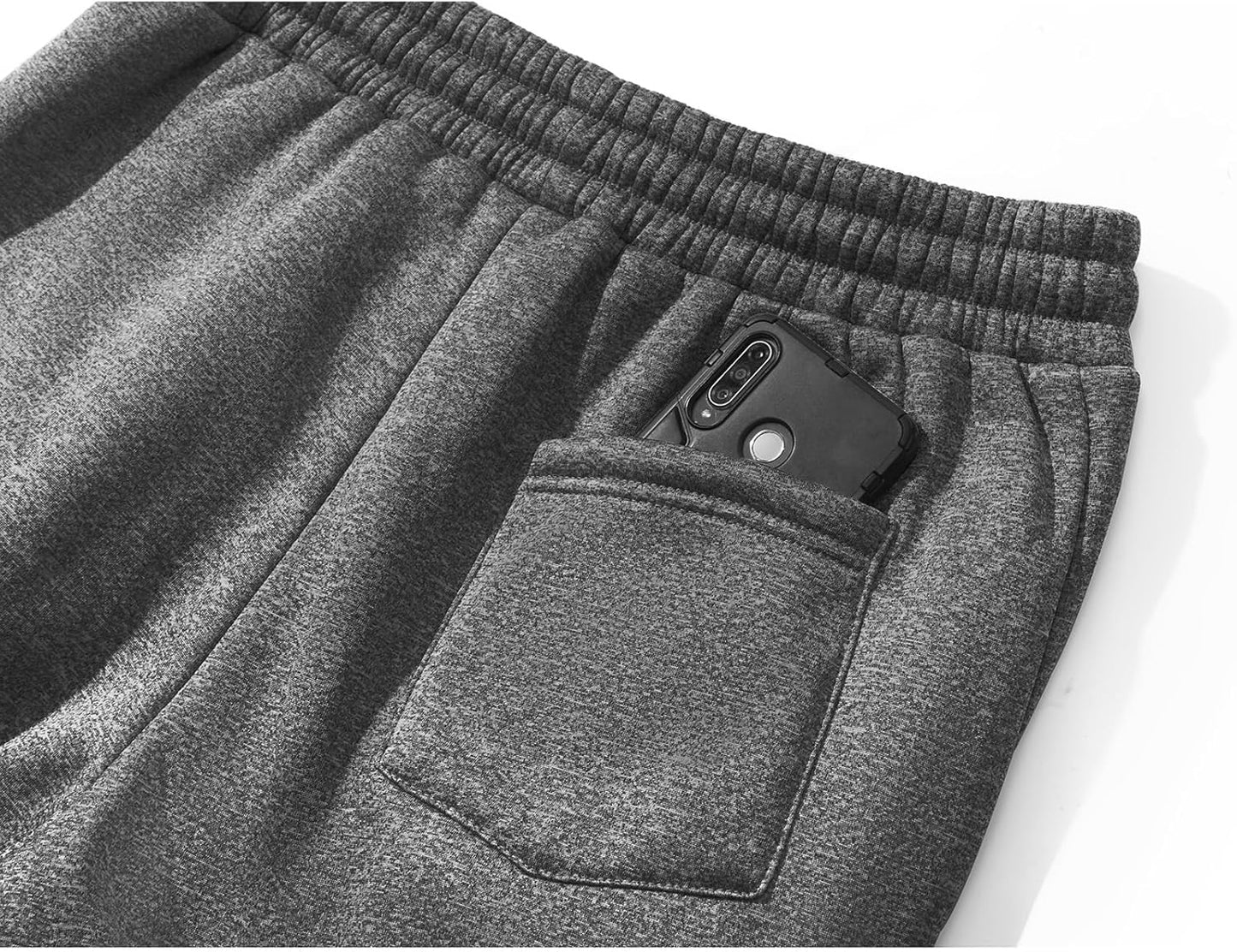 Pantaloni Da Uomo Pantaloni Felpati Termici Con Tasca Foderata in Sherpa Pantaloni Casual Caldi in Cotone Ispessito Pantaloni Invernali Da Uomo Pantaloni Da Uomo in Pile