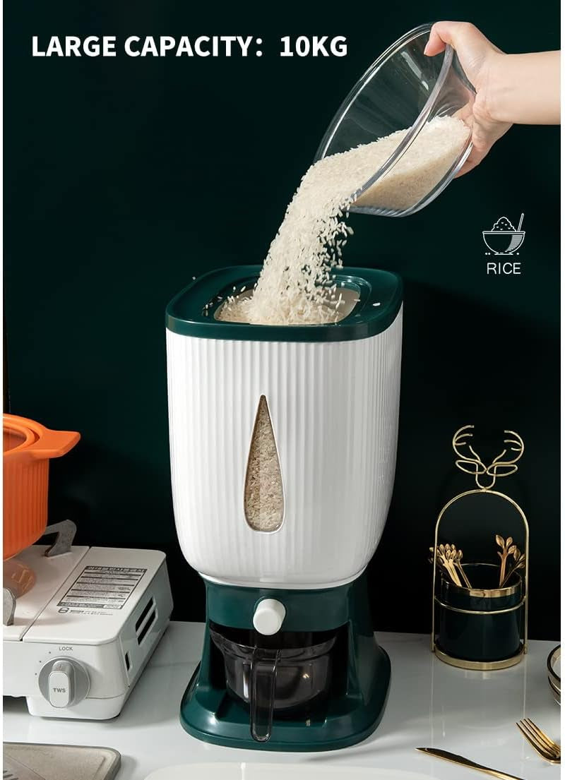 Dispenser Automatico Da 10 Kg , Contenitore Intelligente per Uso Domestico, per B