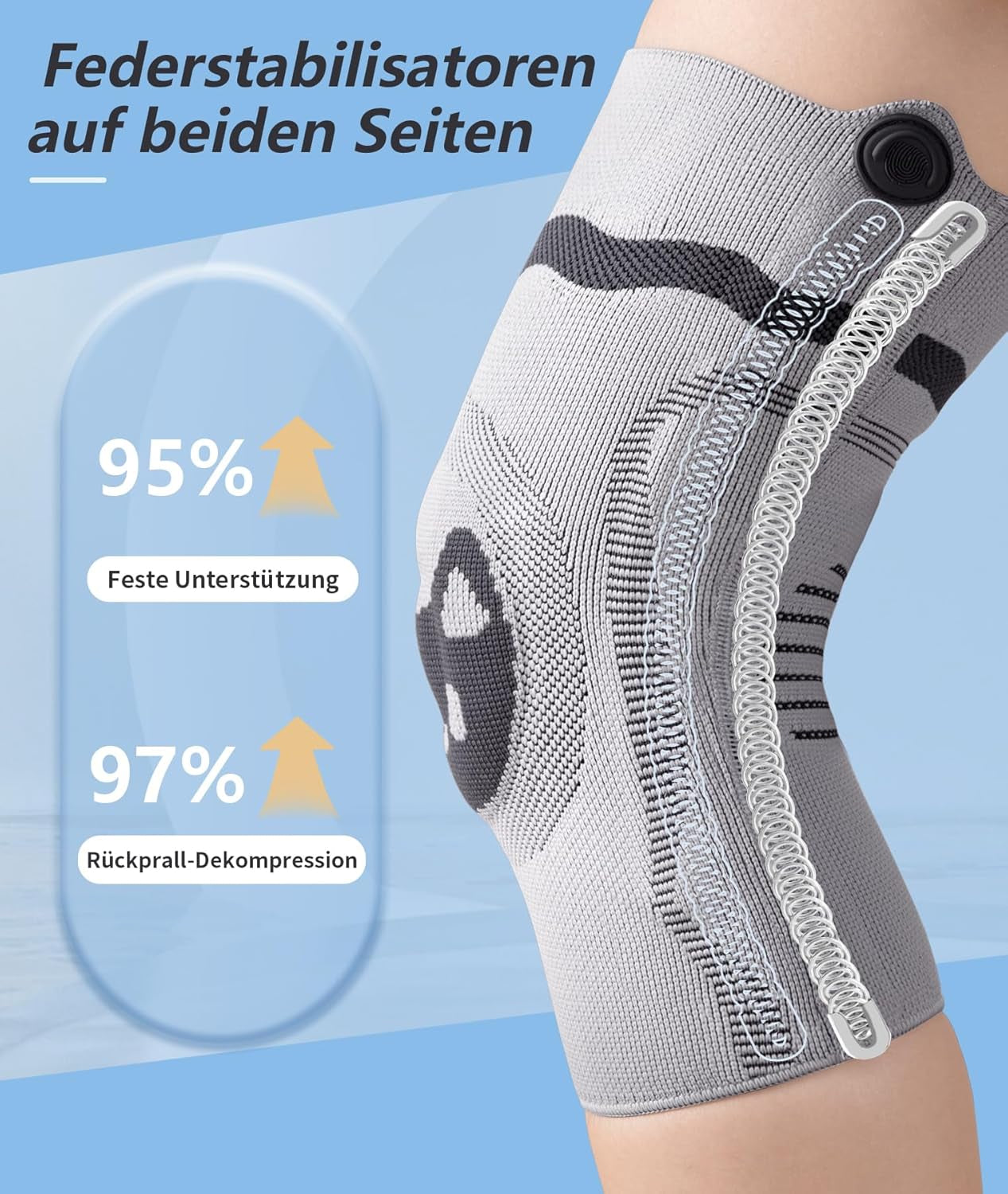 Ginocchiera per Bambini, per Menisco, Sport, Artrosi, Ginocchiera, Da Uomo, Da Donna, Con Cuscinetto in Gel per Rotula, per Bambini, S