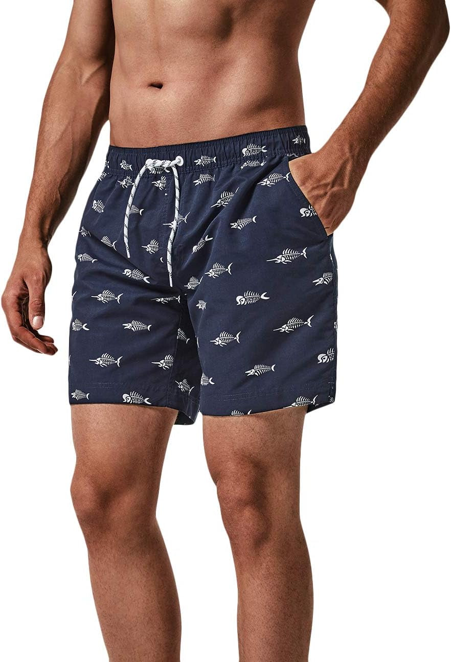 Pantaloncini Da Bagno Da Uomo Asciugatura Veloce Costume Da Bagno per Surf Sulla Spiaggia Multi-Funzioni Allenamento Casa Con Fodera in Mesh Con Fodera in Mesh