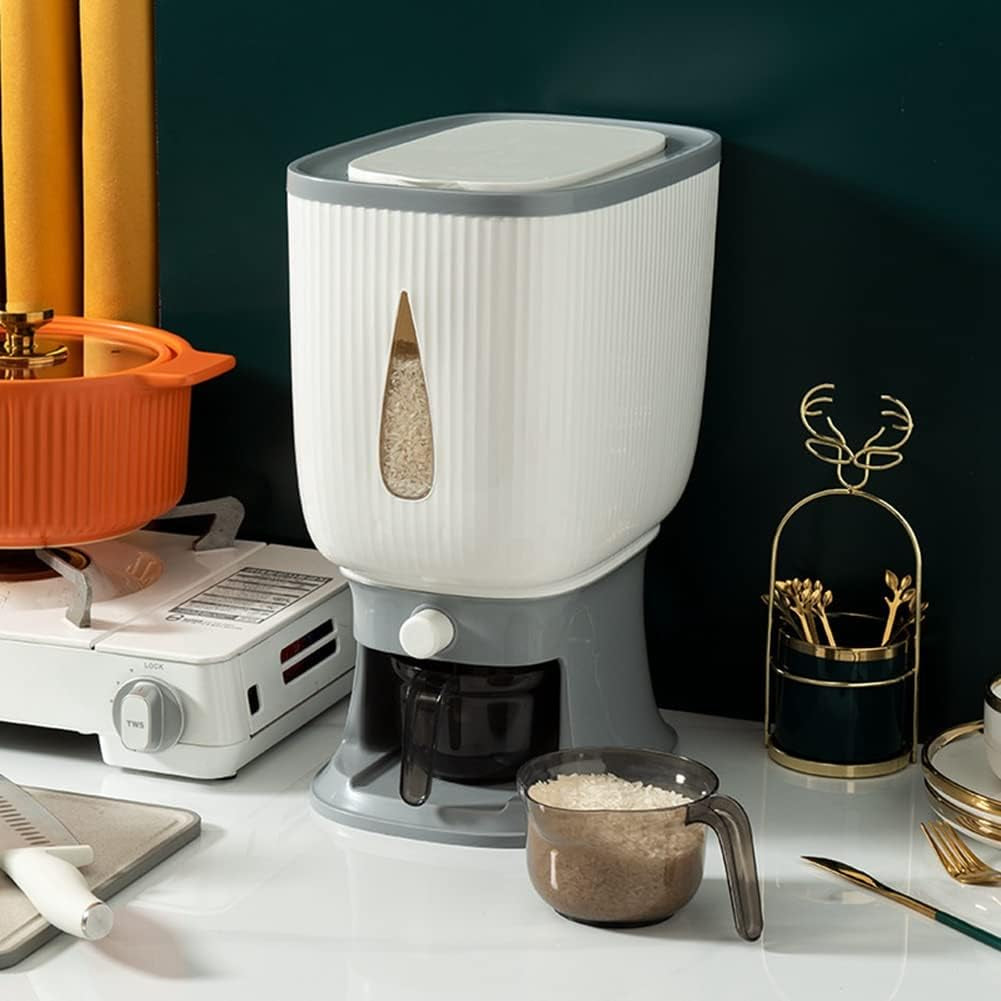 Dispenser Automatico Da 10 Kg , Contenitore Intelligente per Uso Domestico, per B