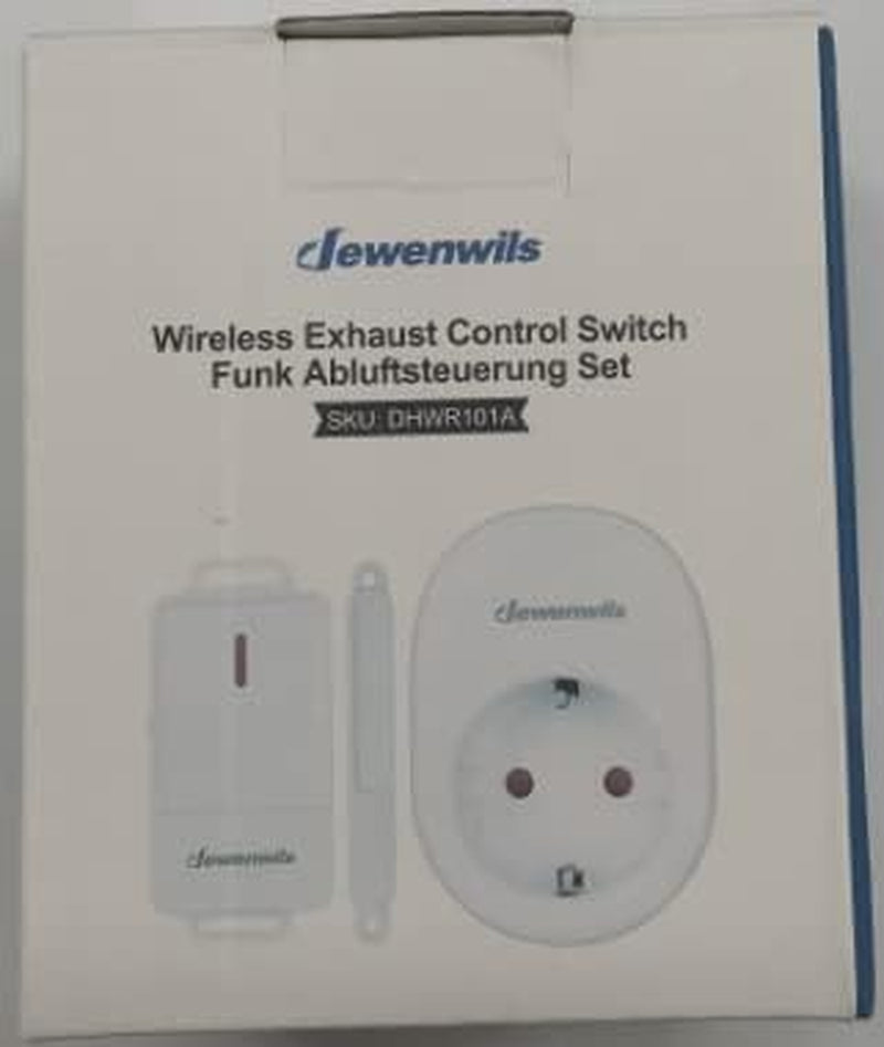 DEWENIWLS - Interruttore a Contatto per Finestra, per Camino, Cappa Aspirante, Garage 16 A, 3680 W