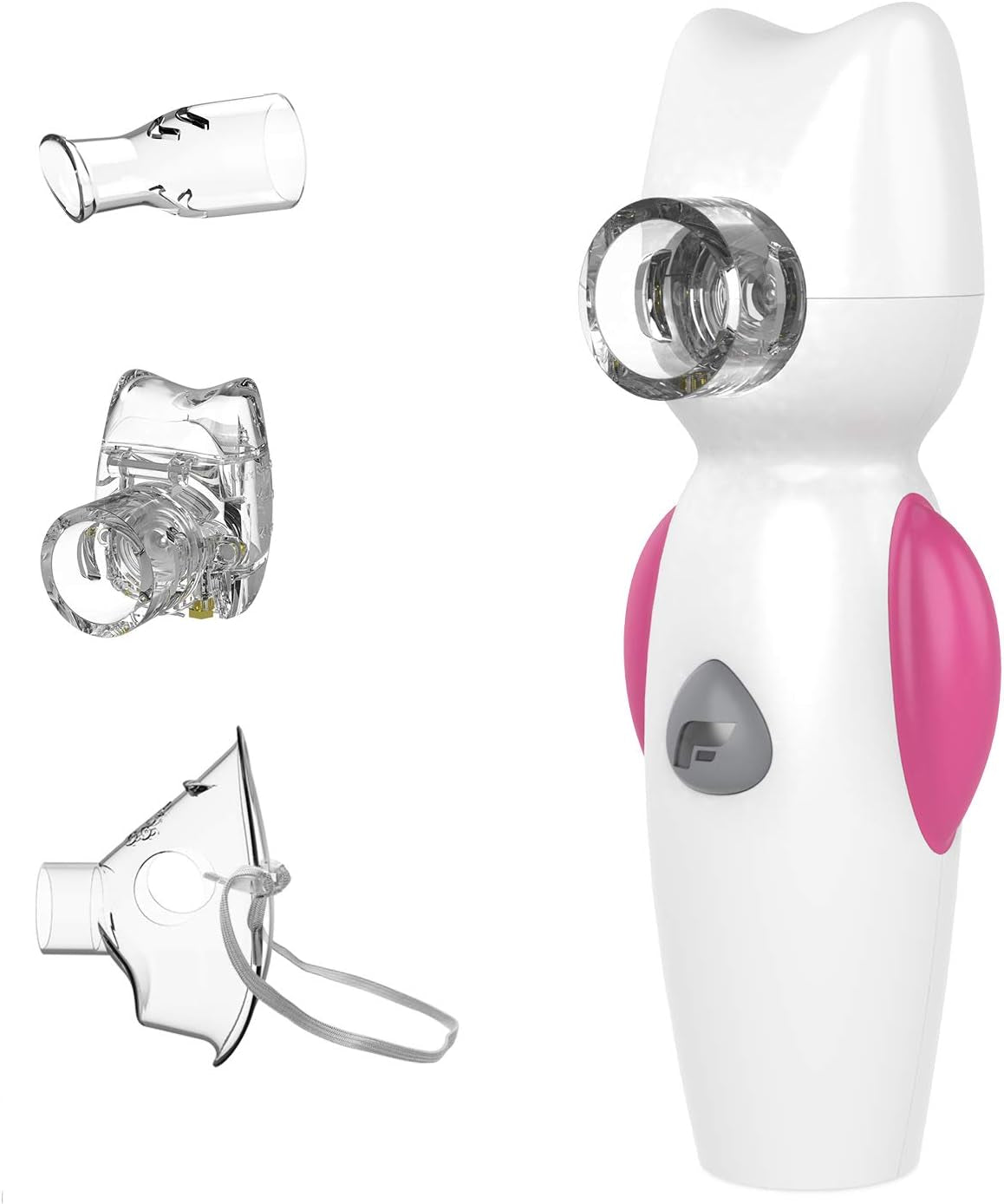 Nebulizzatore Areosol Silenziosi Bambini,Inalatore Apparecchio per Aerosol Portatile Con Funzione Musicale