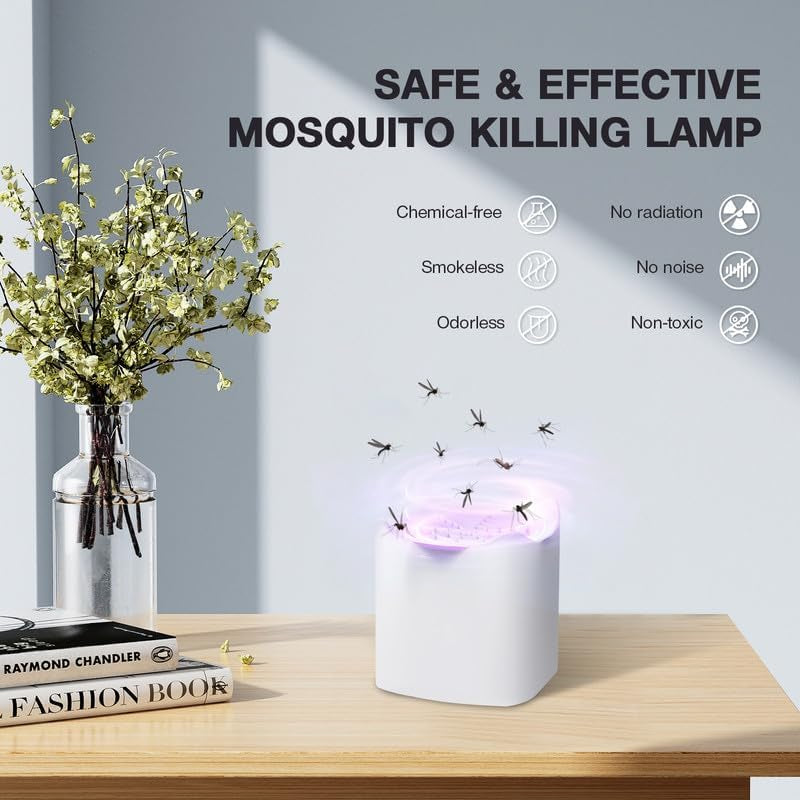 Insetticida Elettrico USB Trappola per Mosche, Zanzare, Lampada per Zanzare, Lampada per Zanzare, Lampada a Zanzara, Lampada Leggera, Trappola per Mosche Di Frutta, Cucina, Interni Ed Esterni