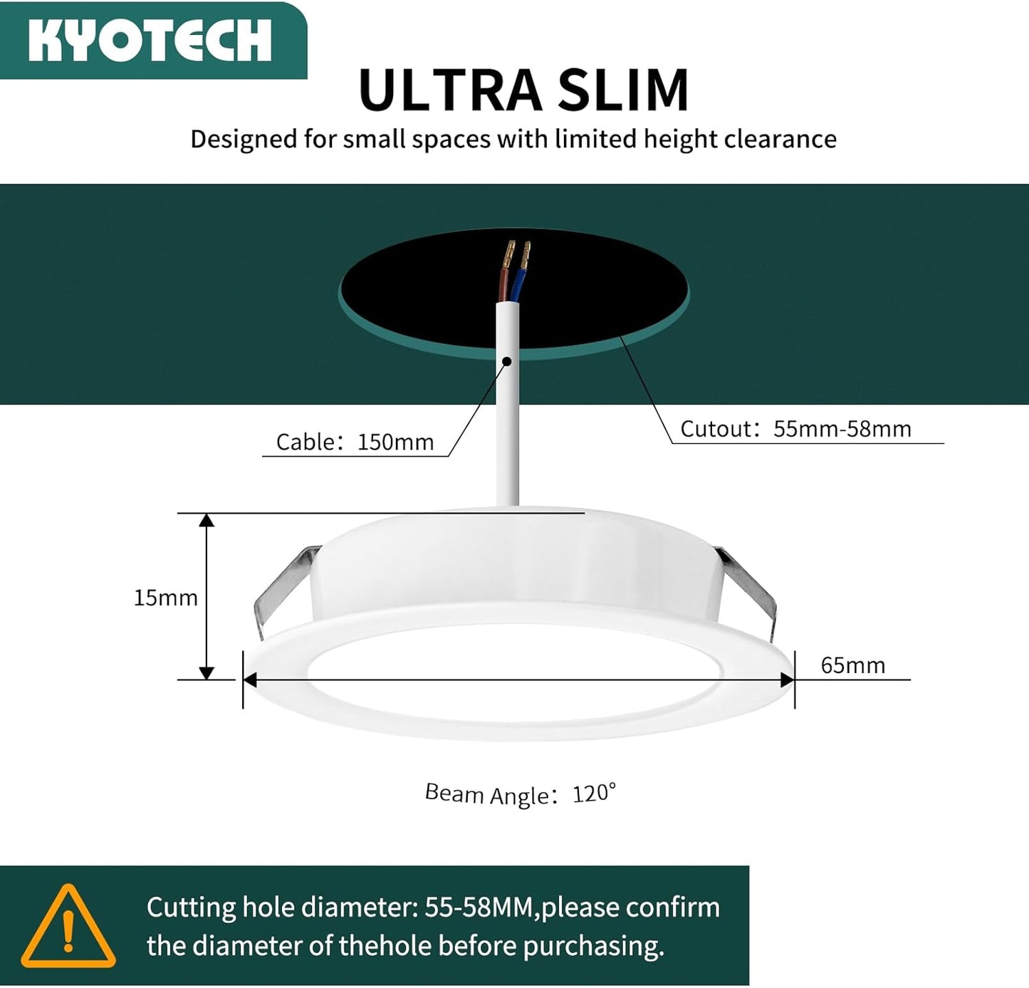 Faretti LED Da Incasso per Mobili, 230V 3,5W G4 3000K 300LM, Cavo Di Collegamento Da 15 Cm, Faretto Da Incasso, Metalloacciaio Inossidabile, Al Posto Delle Lampade Ad Alogene, Bianco Set Di 6