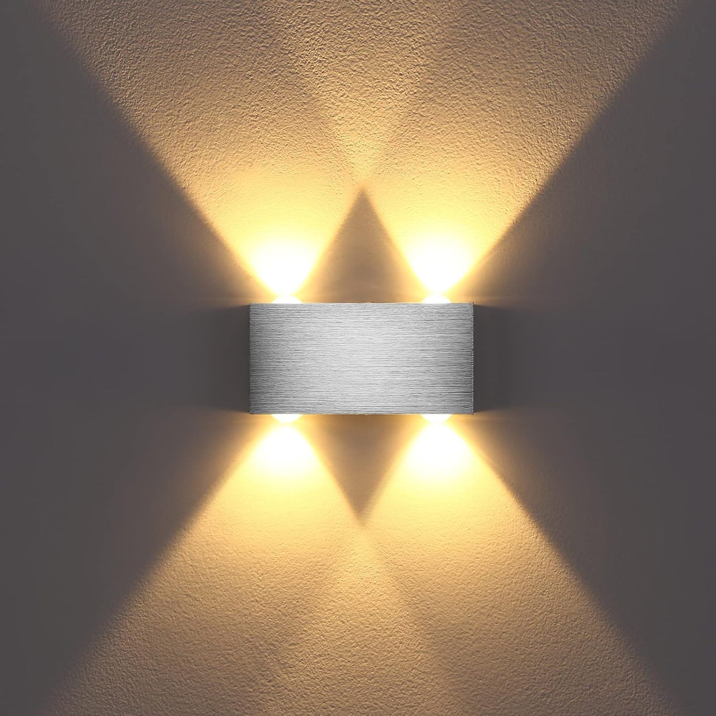 LED Applique Da Parete Interno Moderno 4W, Lampada Da Parete in Alluminio per Camera Da Letto Soggiorno Scale