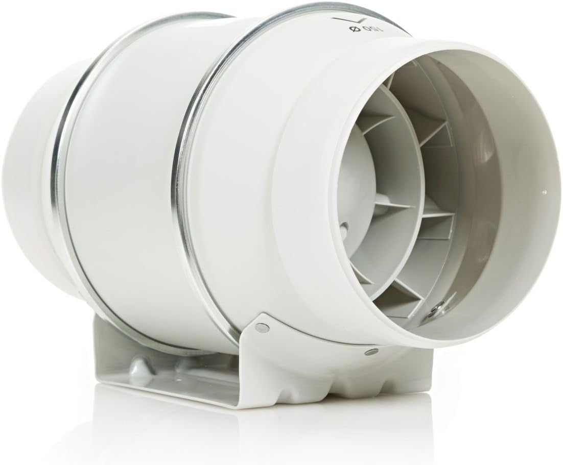 Estrattore in Linea DFA150 Ventilatore Da Condotto 150 Mm / 6'' - Ventilatore Industriale a Basso Consumo Energetico