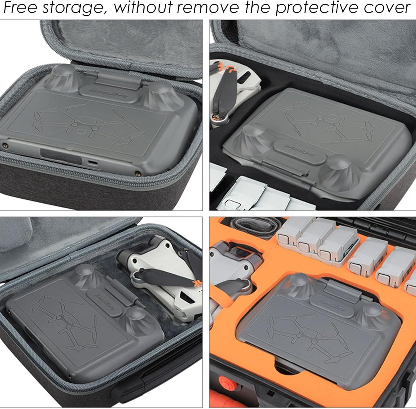 Custodia Protettiva per Telecomando 2 in 1 per DJI RC Mini 3 Pro, Accessorio per Telecomando