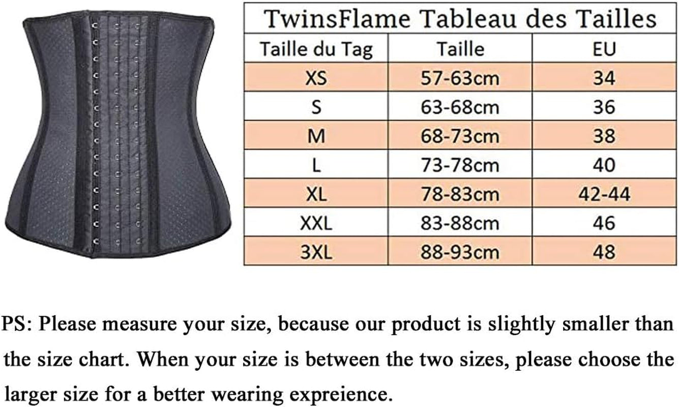 Corsetto Latice Elastico Waist Trainer Bustino Shaper Perdita Di Peso Nero