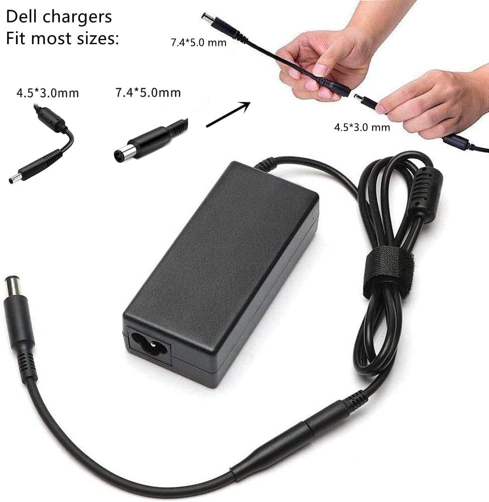 Caricatore Da 45W 65W per Dell 19.5V 3.34A Inspiron 11-3000 15-5000 13-5000 13-7000 14-3000 14-5000 15-3000 15-7000 17-5000 17-7000 XPS 11 12 13Latitude Vostro Adattatore Di Alimentazione
