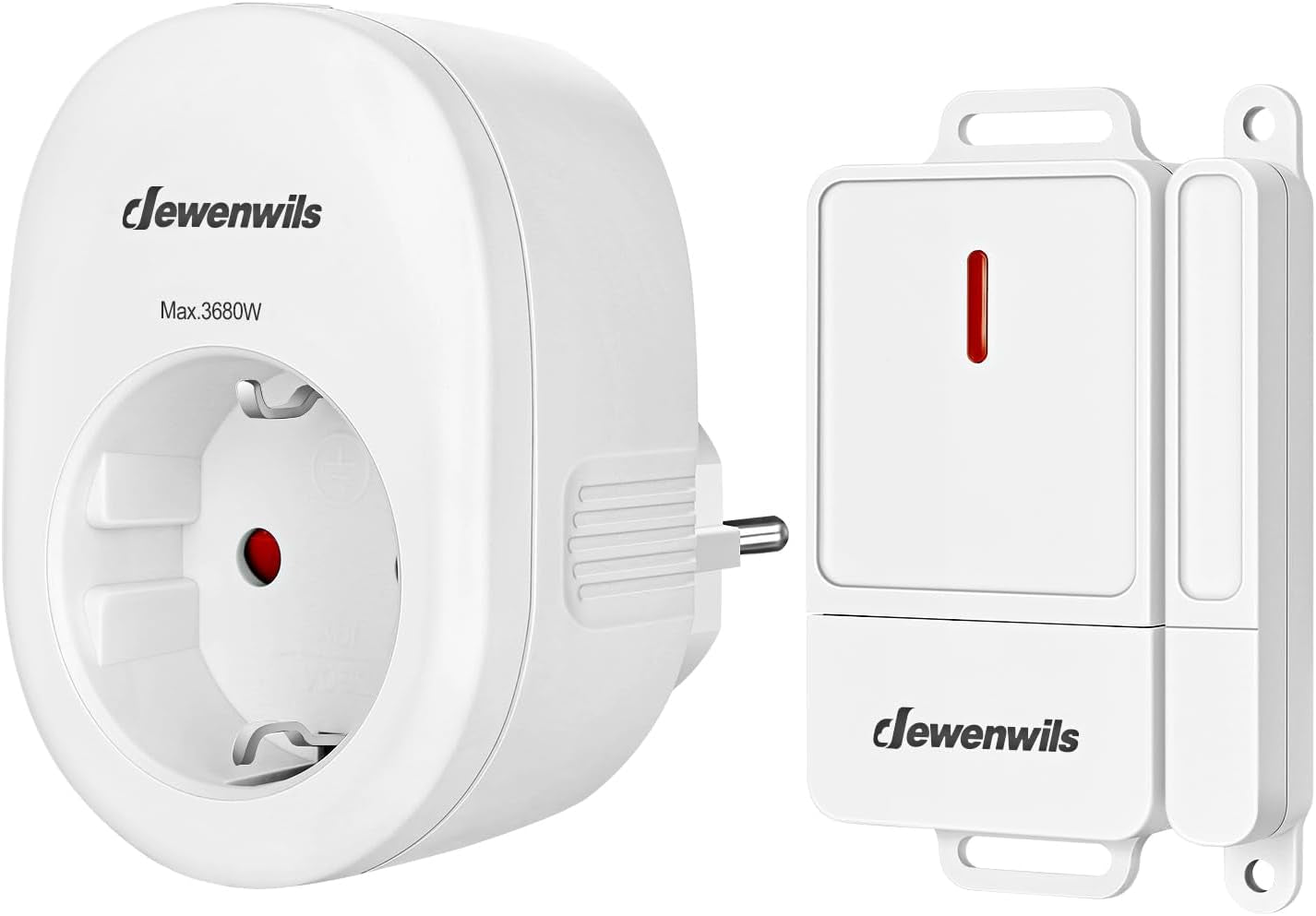 DEWENIWLS - Interruttore a Contatto per Finestra, per Camino, Cappa Aspirante, Garage 16 A, 3680 W